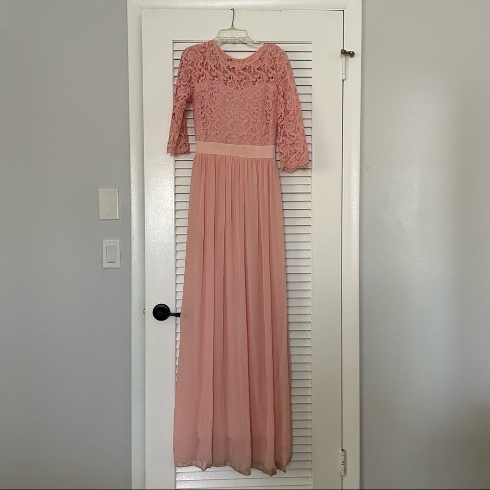 Pretty pink gown
